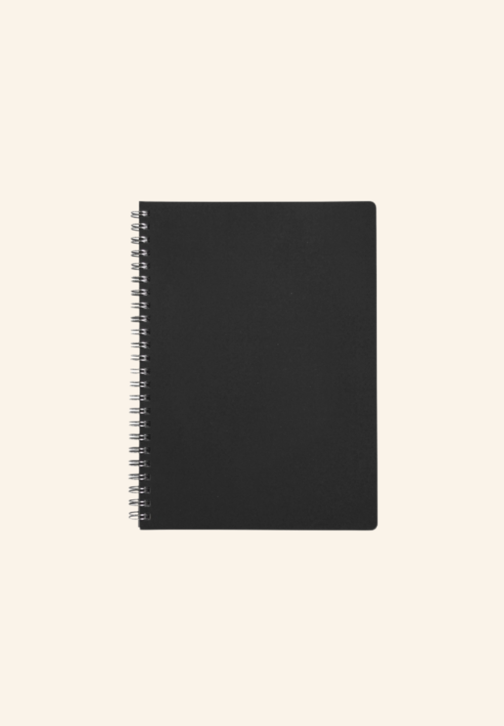 Cahier spirale A5 en cuir recyclé LIBER