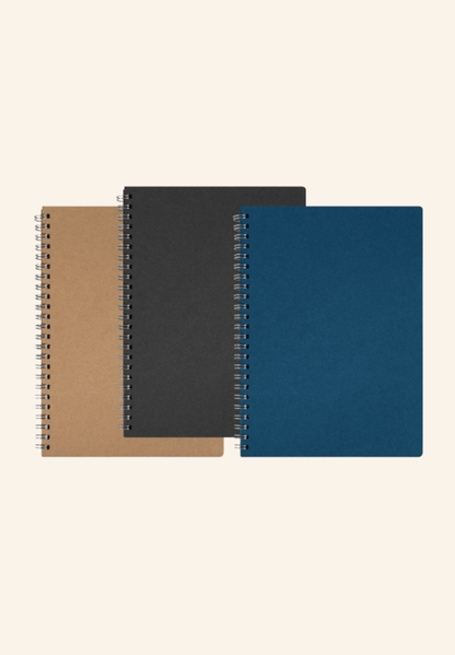 Cahier A5 rig. en carton recyclé FRENCHIE