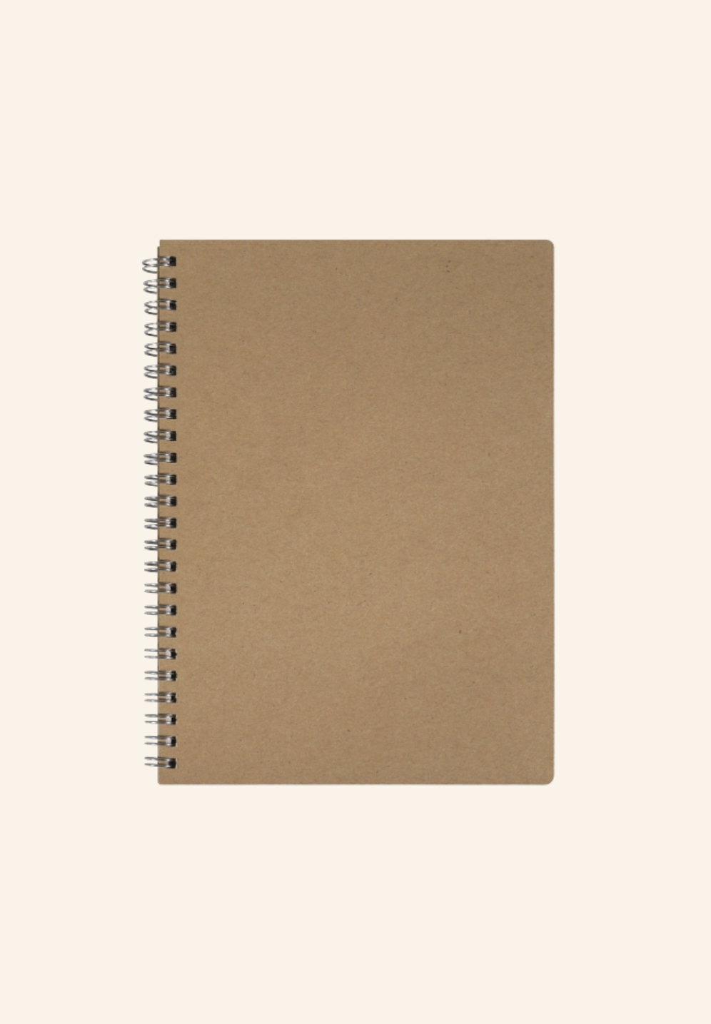Cahier A5 rig. en carton recyclé FRENCHIE