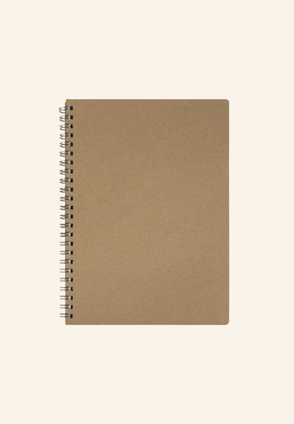 Cahier A5 rig. en carton recyclé FRENCHIE