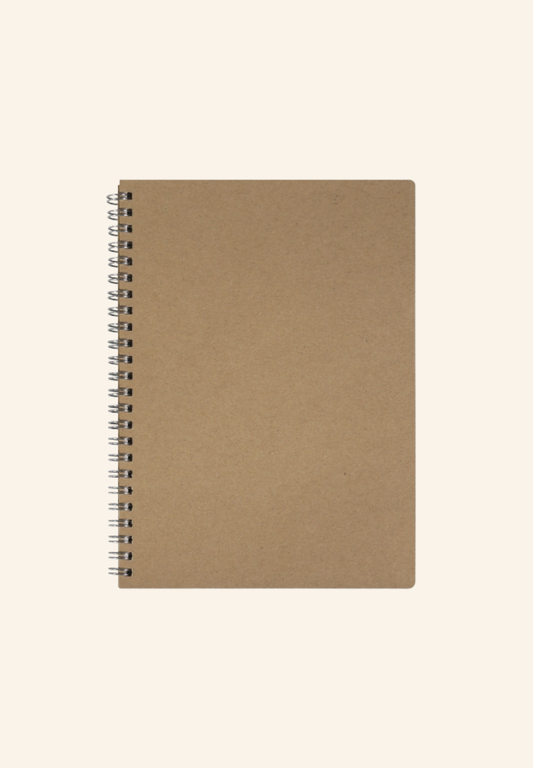 Cahier A5 rig. en carton recyclé FRENCHIE
