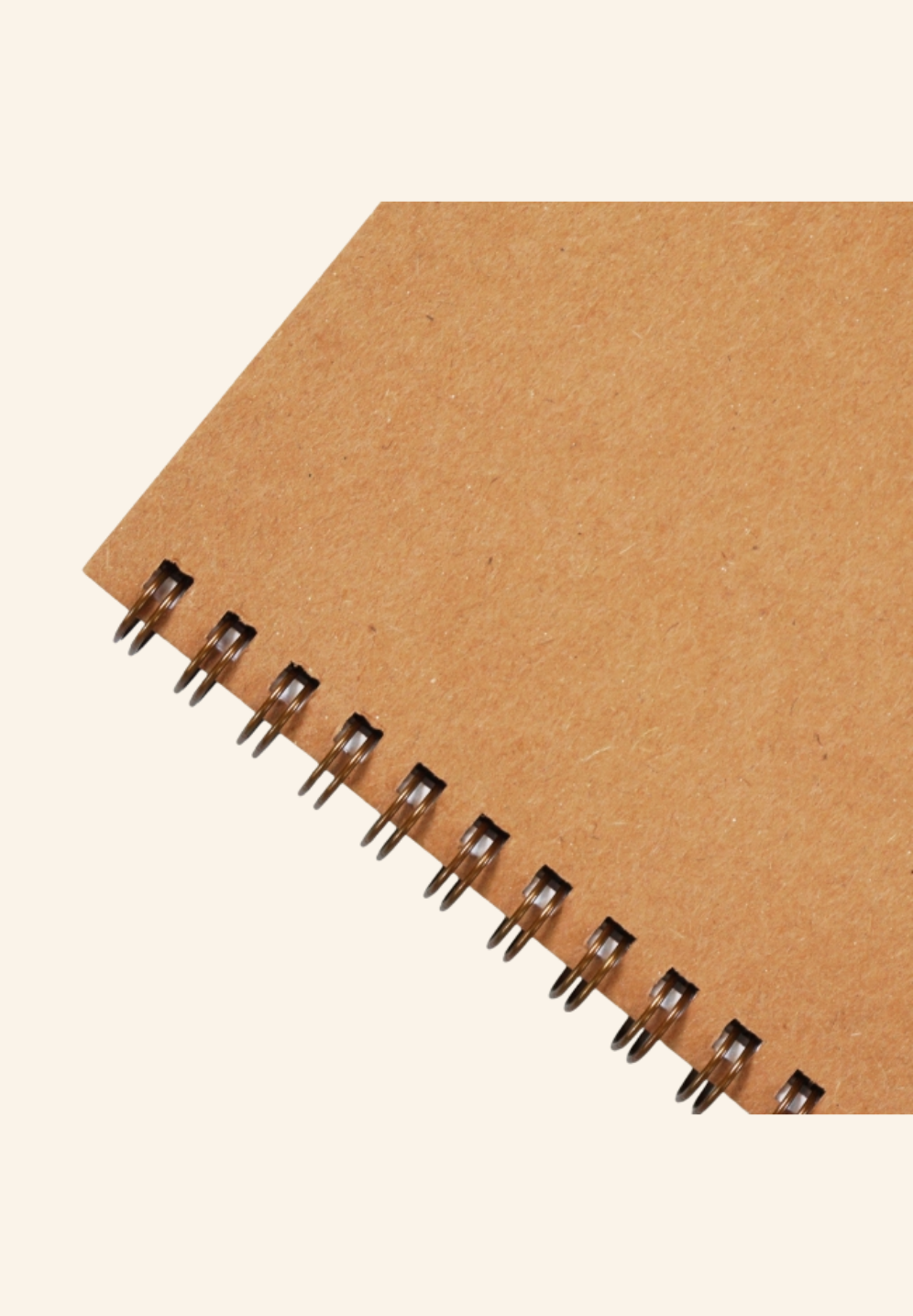 Cahier spirale A5 en carton recyclé MEMENTO