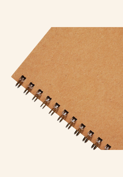 Cahier spirale A5 en carton recyclé MEMENTO