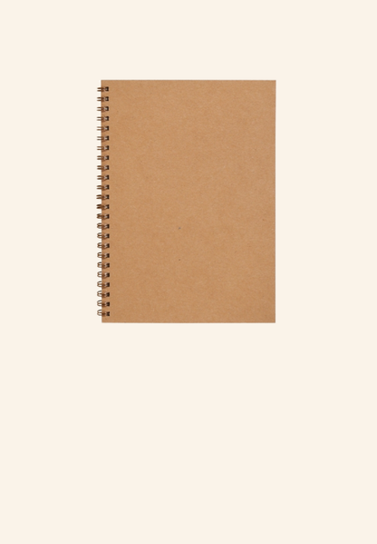 Cahier spirale A5 en carton recyclé MEMENTO