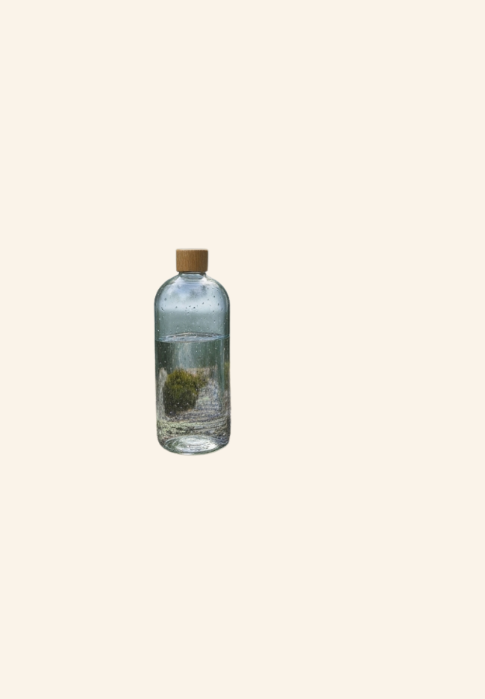 Bouteille 750 ml en pet recyclé BUBU