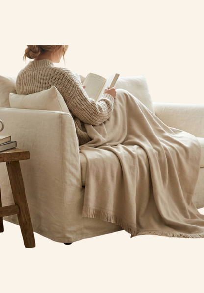 Plaid en coton biologique 230 g AXEL