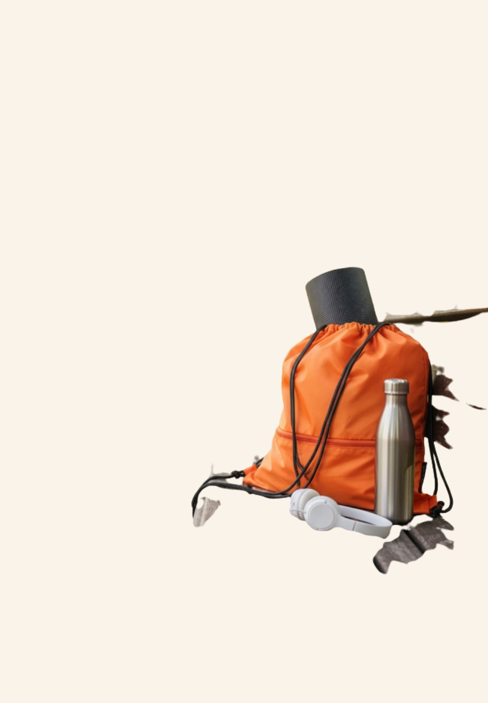 Gymbag en RPET 290G INZEBACK