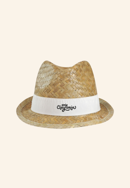 Chapeau en paille dorée et PET recyclé DOULOS