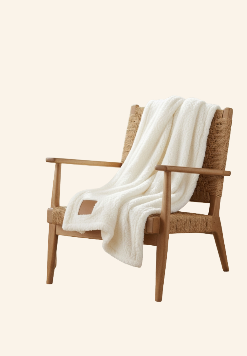 Plaid en polyester recyclé POLORIS 350 g