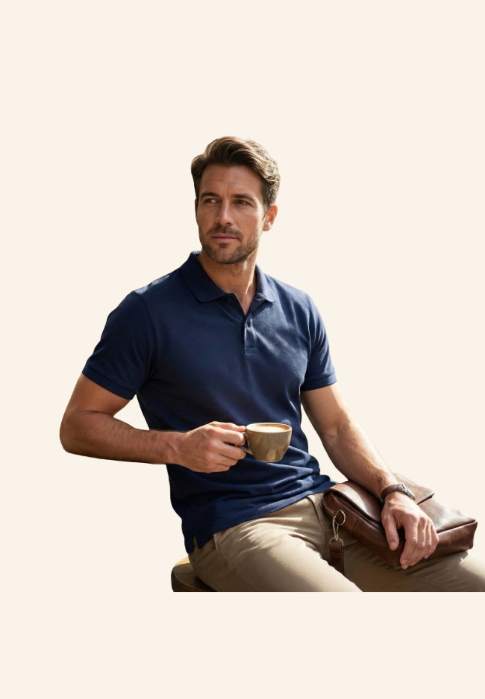 Polo maille piquée en coton 240 g