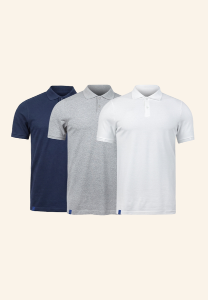 Polo maille piquée en coton 240 g