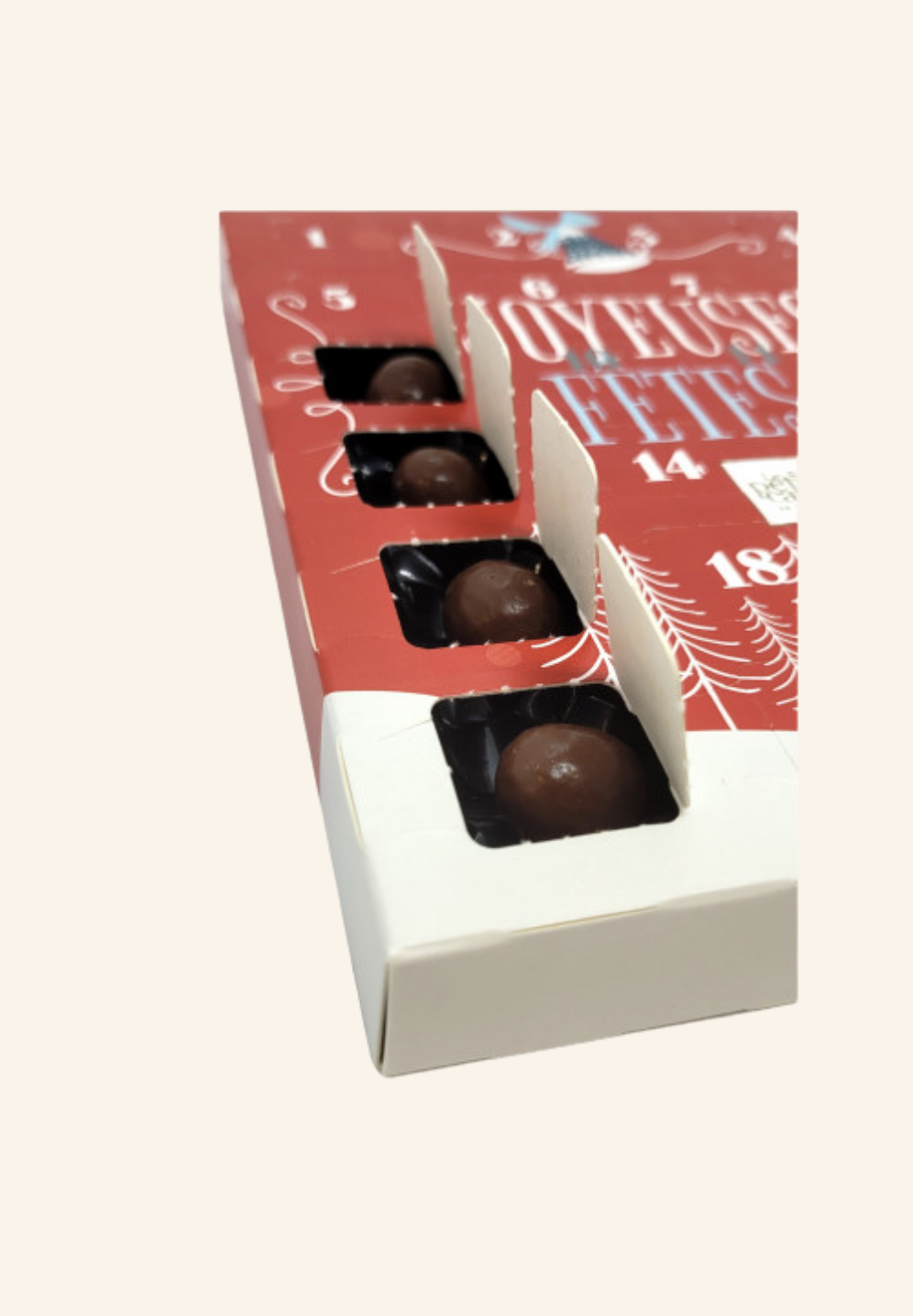 Calendrier de l’Avent Bille Chocolat Cœur Céréales Grand Format