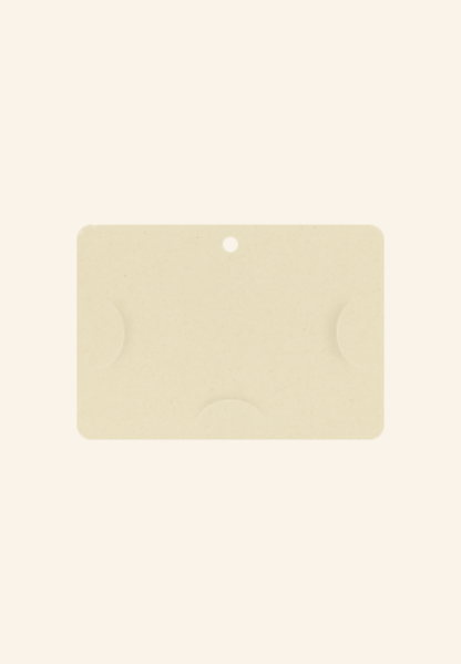 Porte-badge en carton Bagasse A7 FAB FR