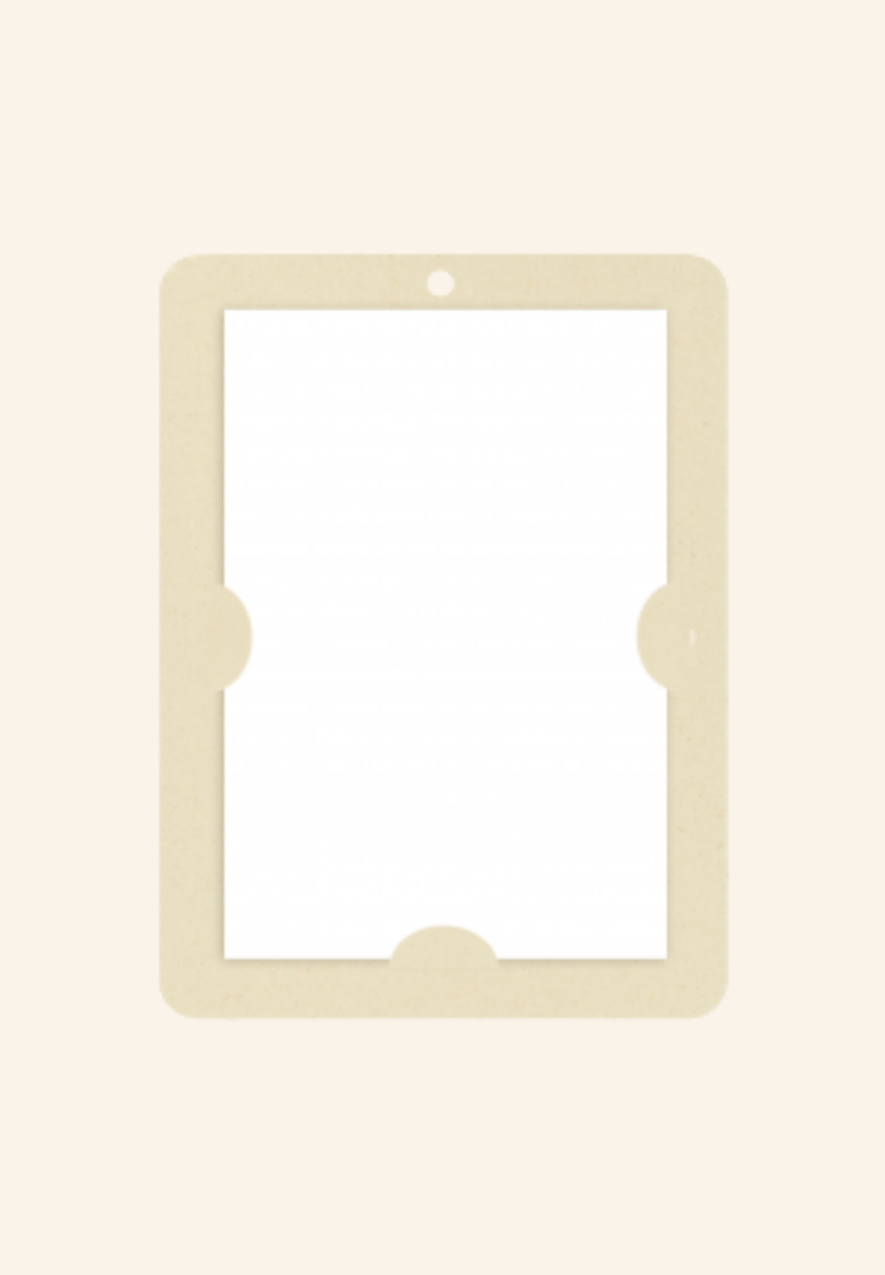 Porte-badge en carton Bagasse A6 FAB FR