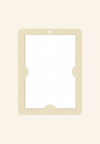 Porte-badge en carton Bagasse A6 FAB FR