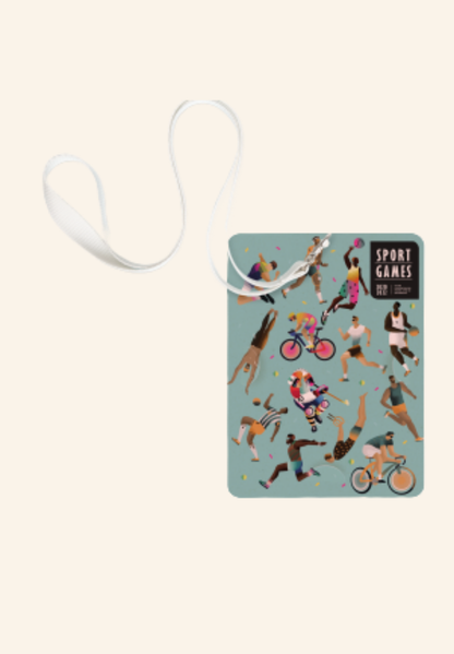 Porte-badge en carton Bagasse A6 FAB FR