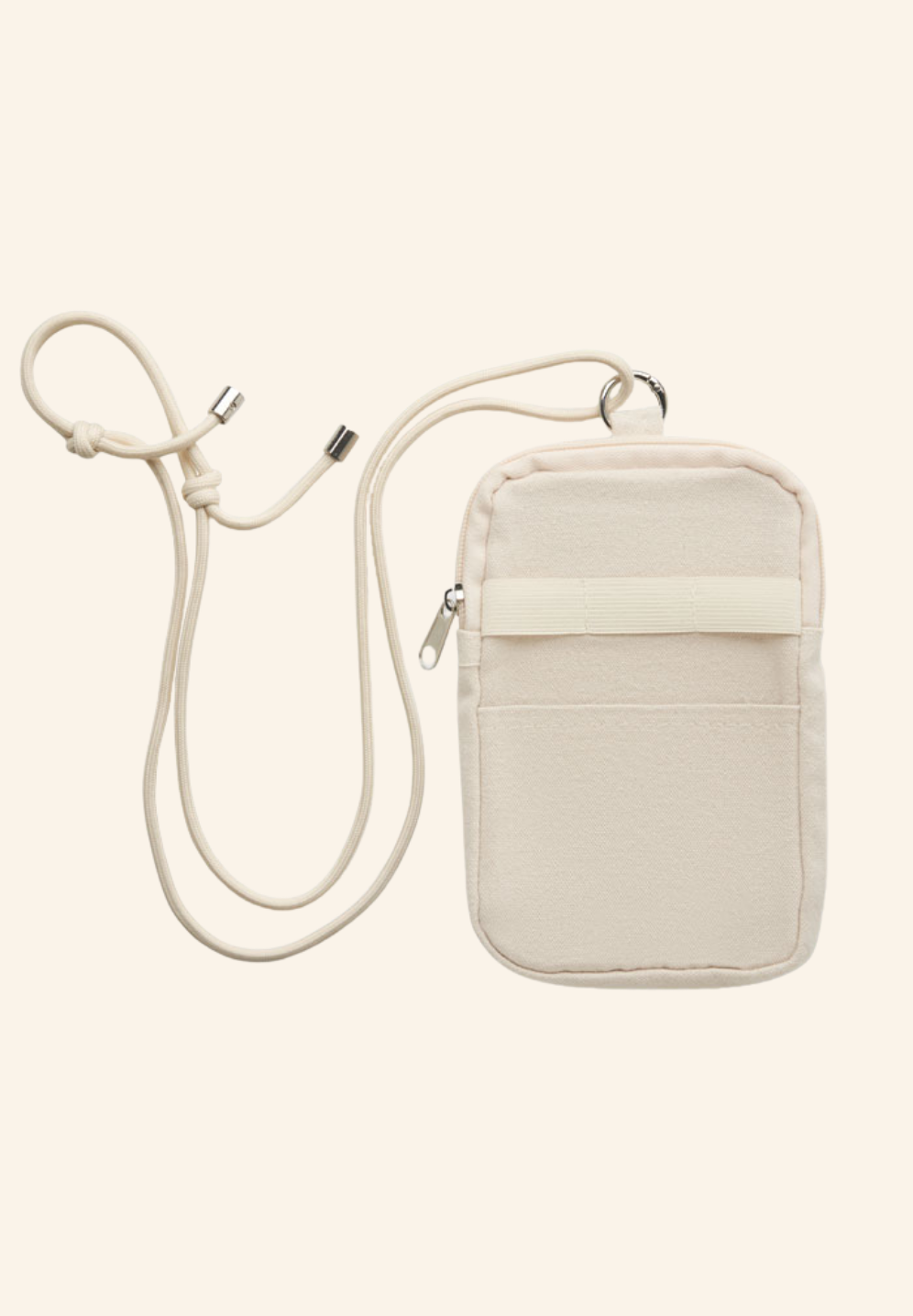 Pochette bandoulière pour smartphone en coton recyclé