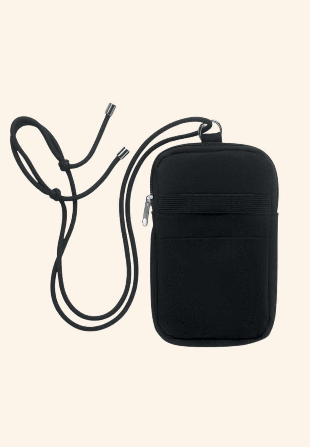 Pochette bandoulière pour smartphone en coton recyclé