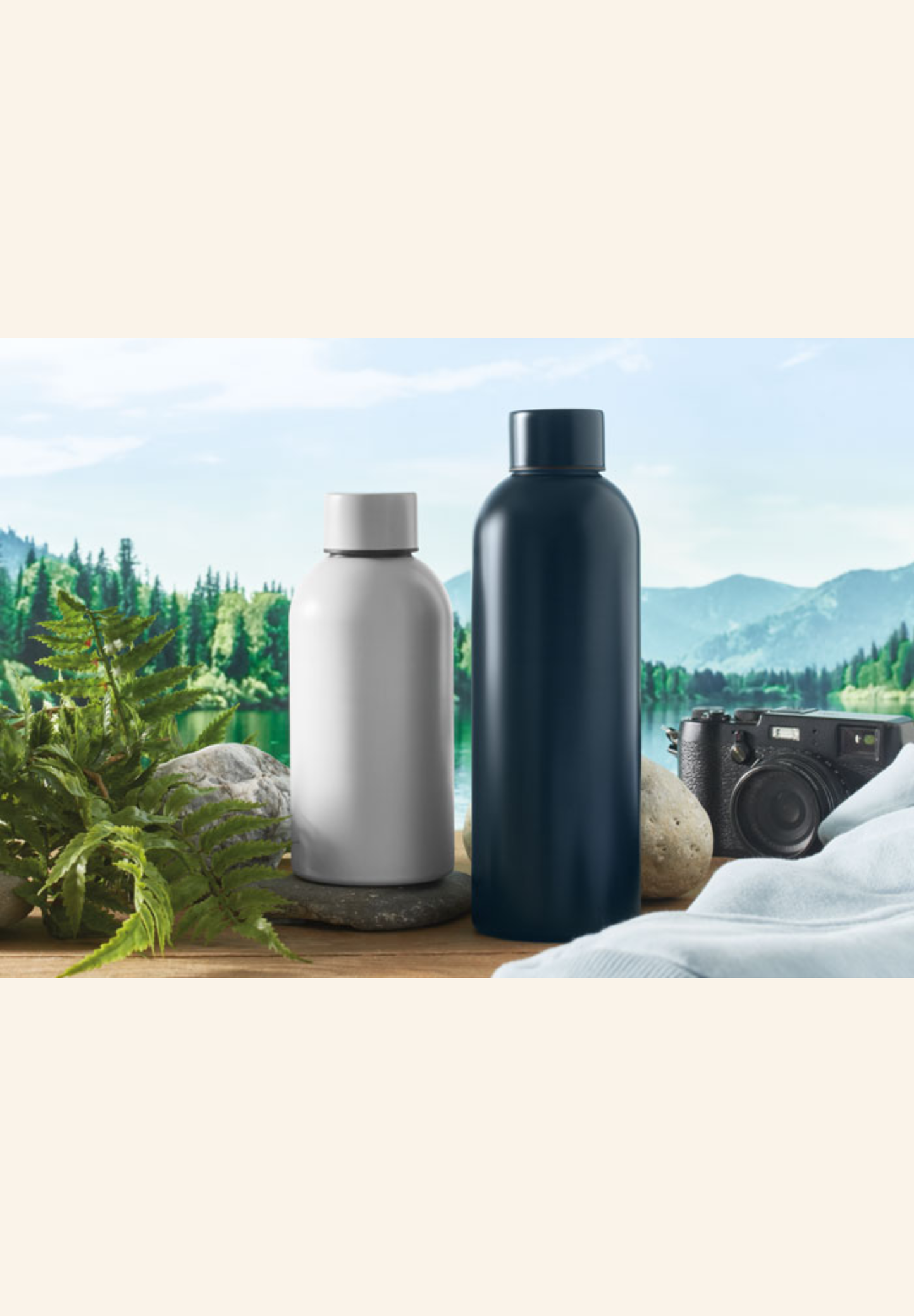Gourde en acier inoxydable recyclé ATHÈNES
