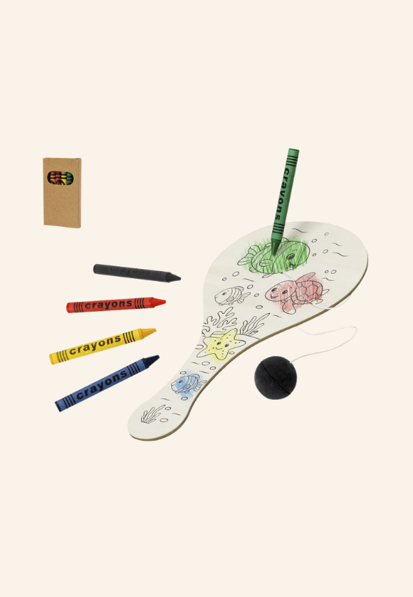 Set raquette enfant créatif en bois Ludivine