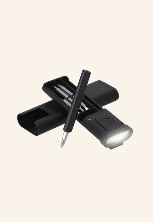 Set d'outils multifonctions en aluminium recyclé Marcelin