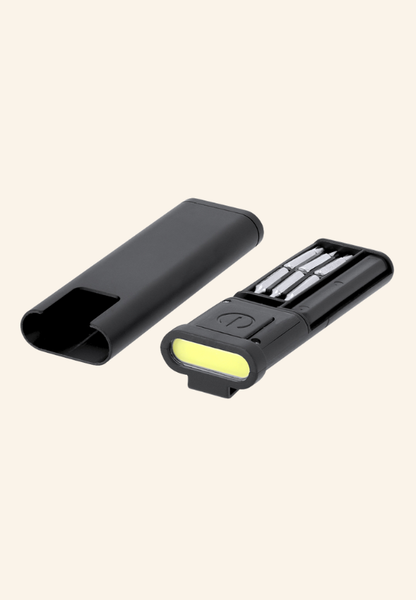 Set d'outils multifonctions en aluminium recyclé Marcelin