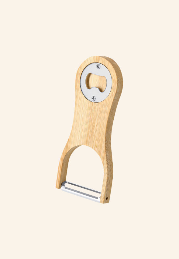 Outil de cuisine 2-en-1 en bambou Floréon