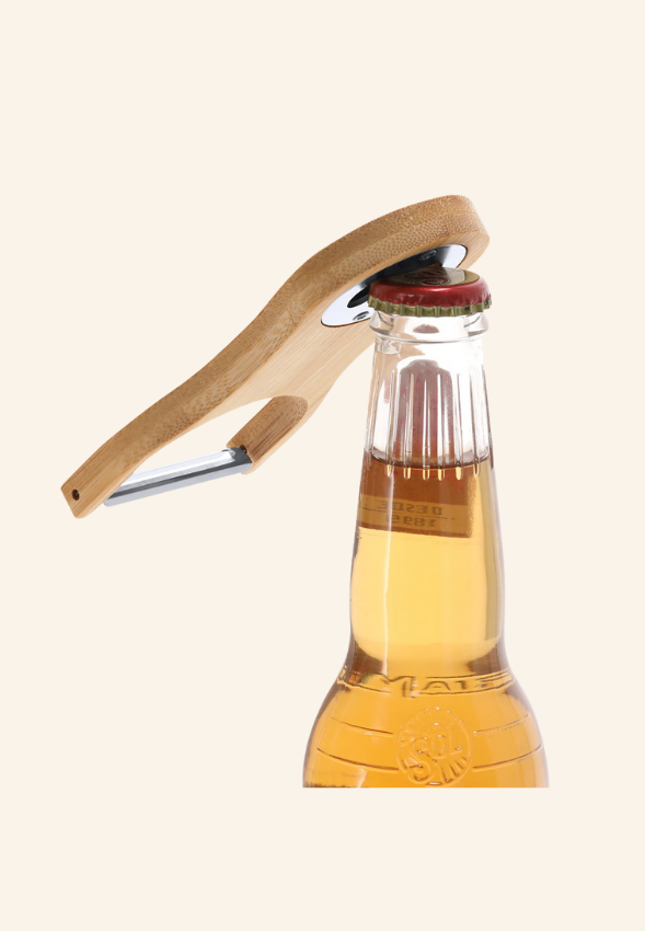 Outil de cuisine 2-en-1 en bambou Floréon