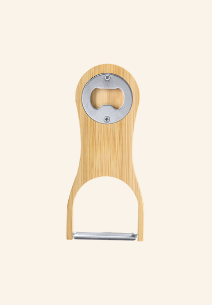 Outil de cuisine 2-en-1 en bambou Floréon