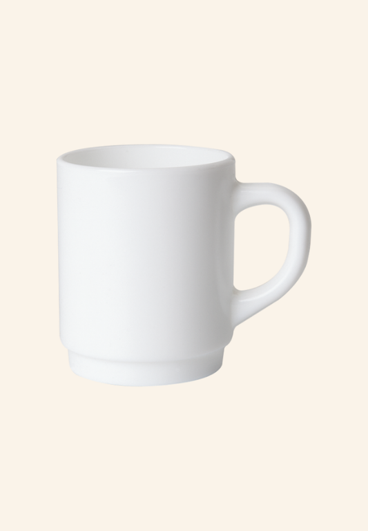 Mug en opale blanc 25cl Élorian