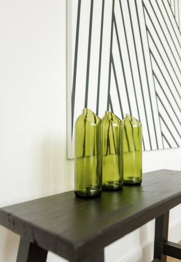 Carafe d'eau en verre recyclé 750ml Maézine