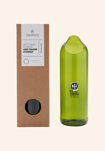 Carafe d'eau en verre recyclé 750ml Maézine