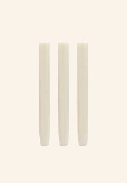 Set de 10 bougies de table en cire de palmiste Élérine