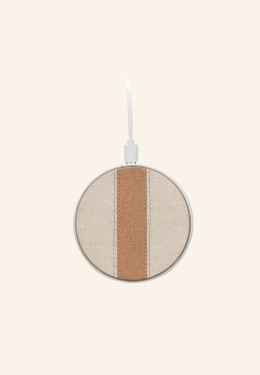 Chargeur sans fil 15W en ABS recyclé Calixte