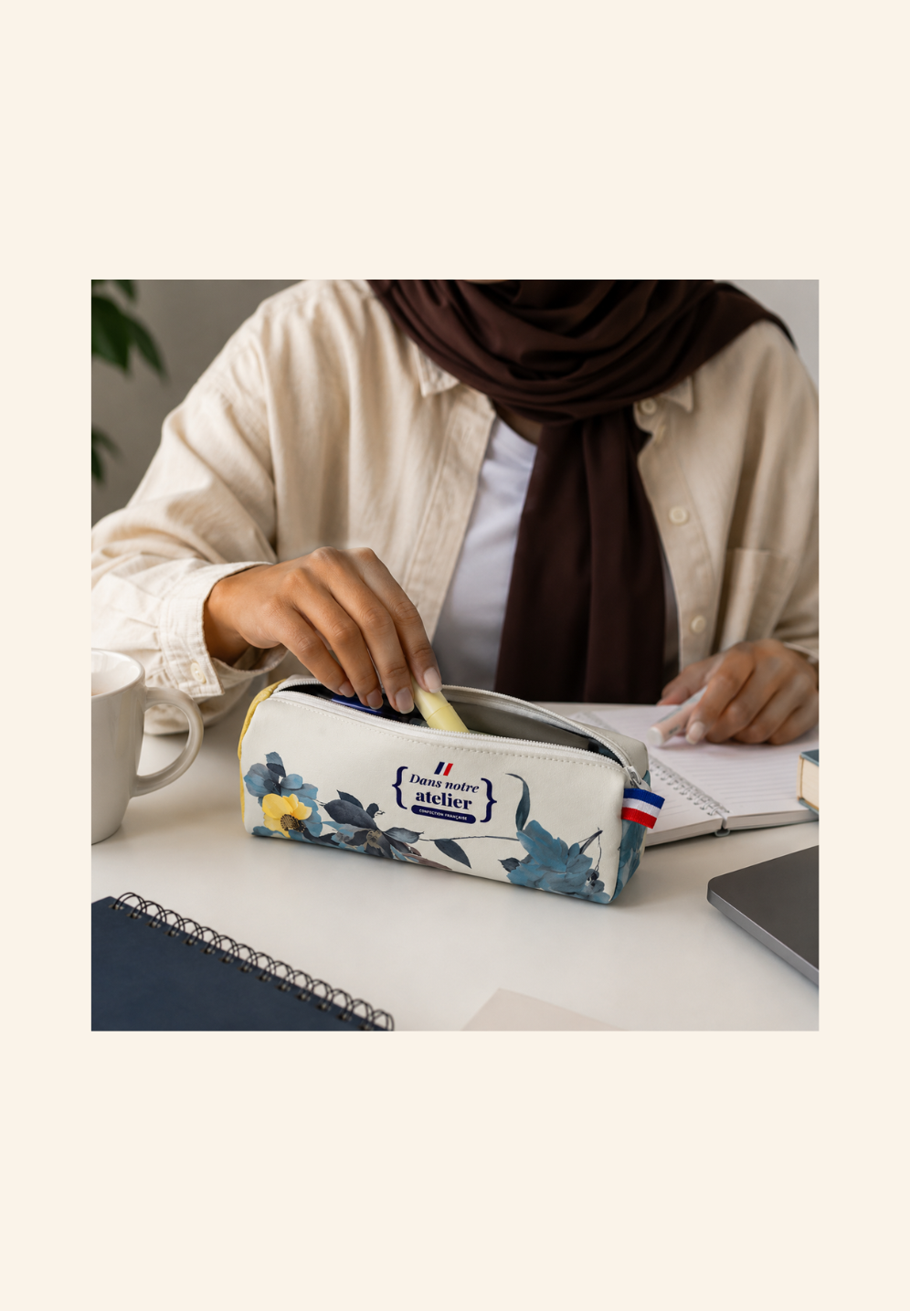 Trousse personnalisée en polyester Ninon