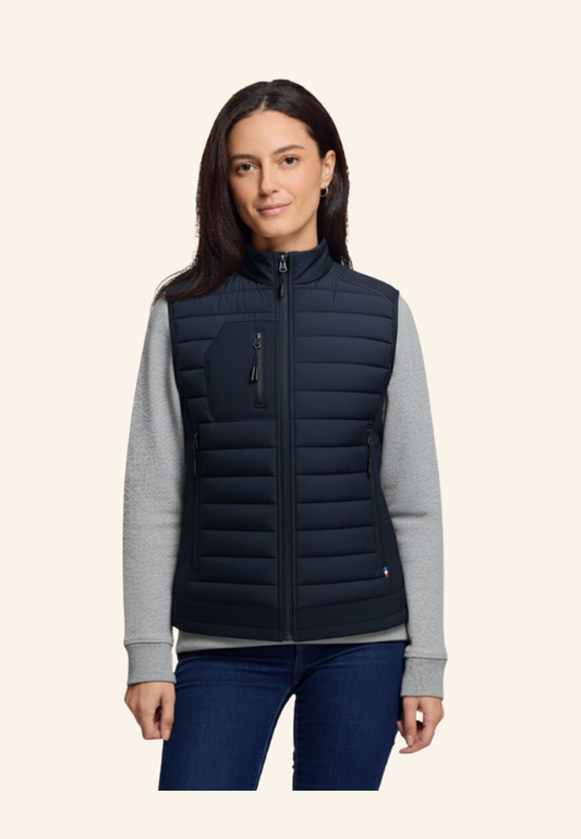 Bodywarmer sans manches Femme Made in France VESTA
