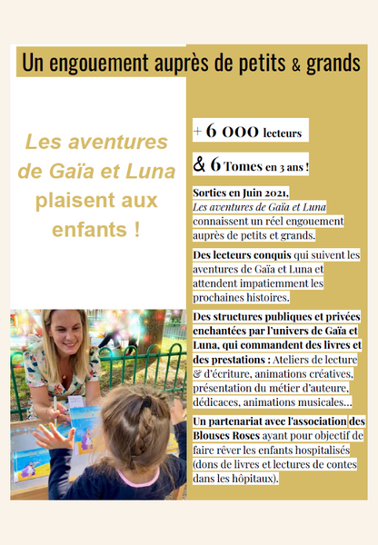 Livre personnalisable : Les aventures de Gaïa et Luna
