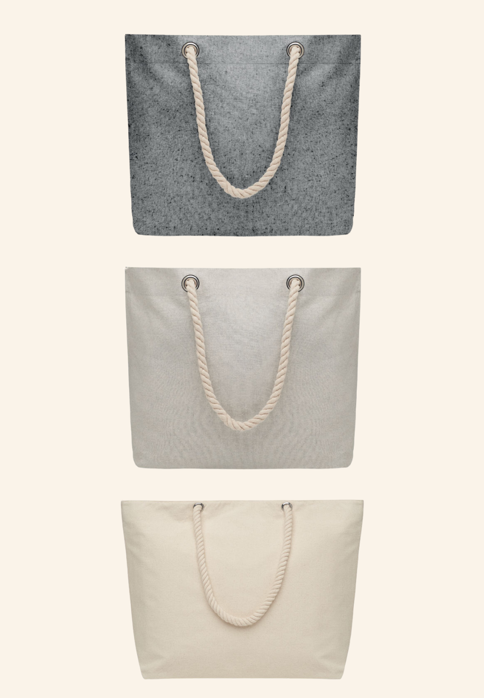 Sac de plage et shopping en coton recyclé MARE