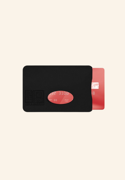PROTEGE CARTE DE CREDIT EN MATIERE RECYCLEE AVEC BLINDAGE ANTI RFID
