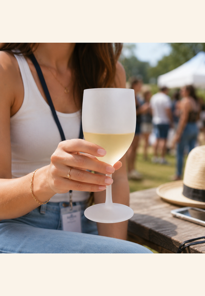 Verre à vin réutilisable 25/30 cl en polypropylène Vinea