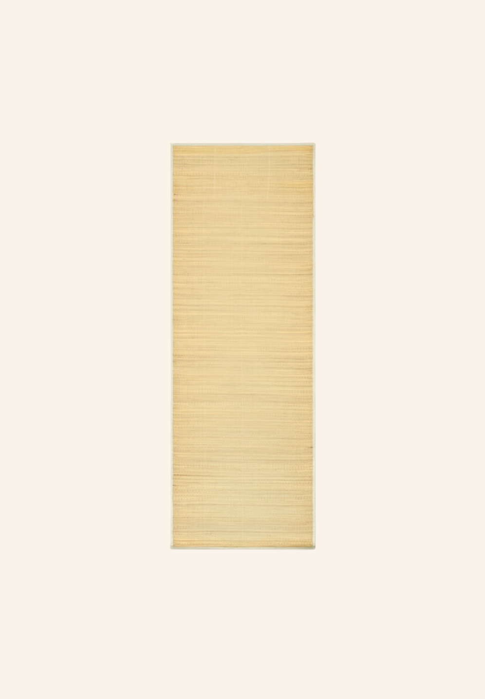 Natte de plage en paille naturelle Éléna