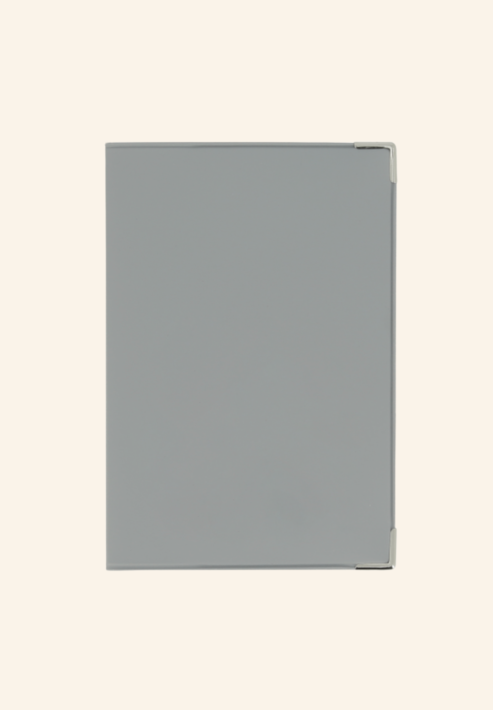 Porte-carte grise PVC mat Augustin