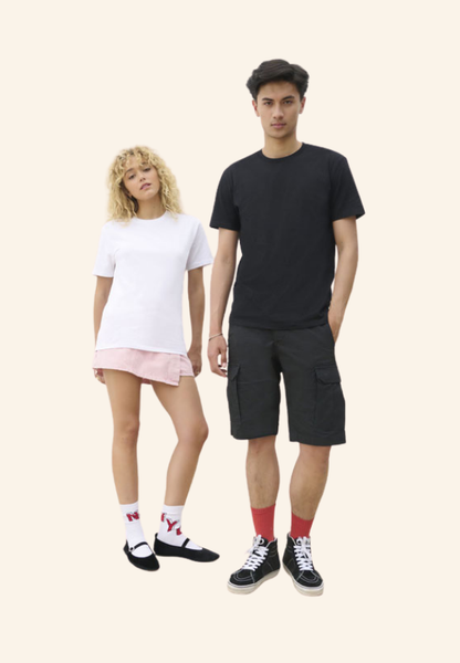 T-shirt unisexe en coton recyclé 130g Emyrel