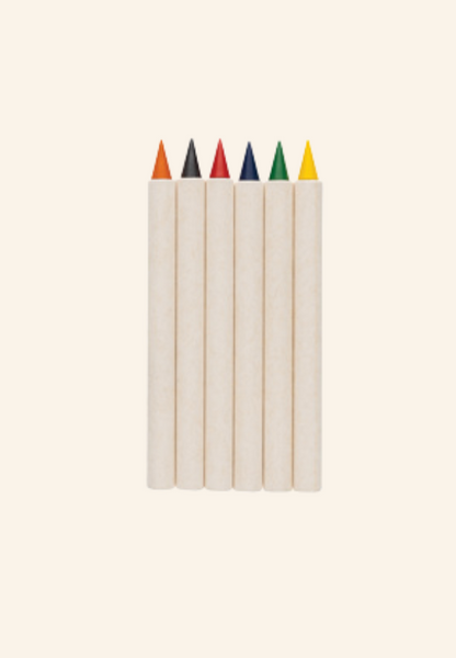 Set de 6 crayons de couleur Ysalin