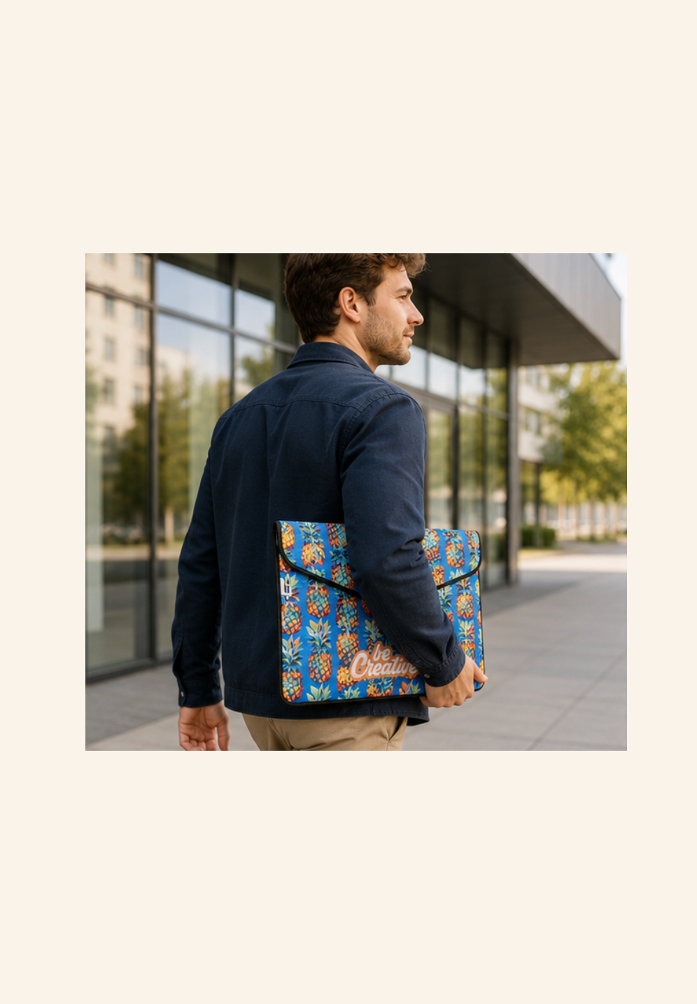 Pochette pour ordinateur portable en RPET Adrien