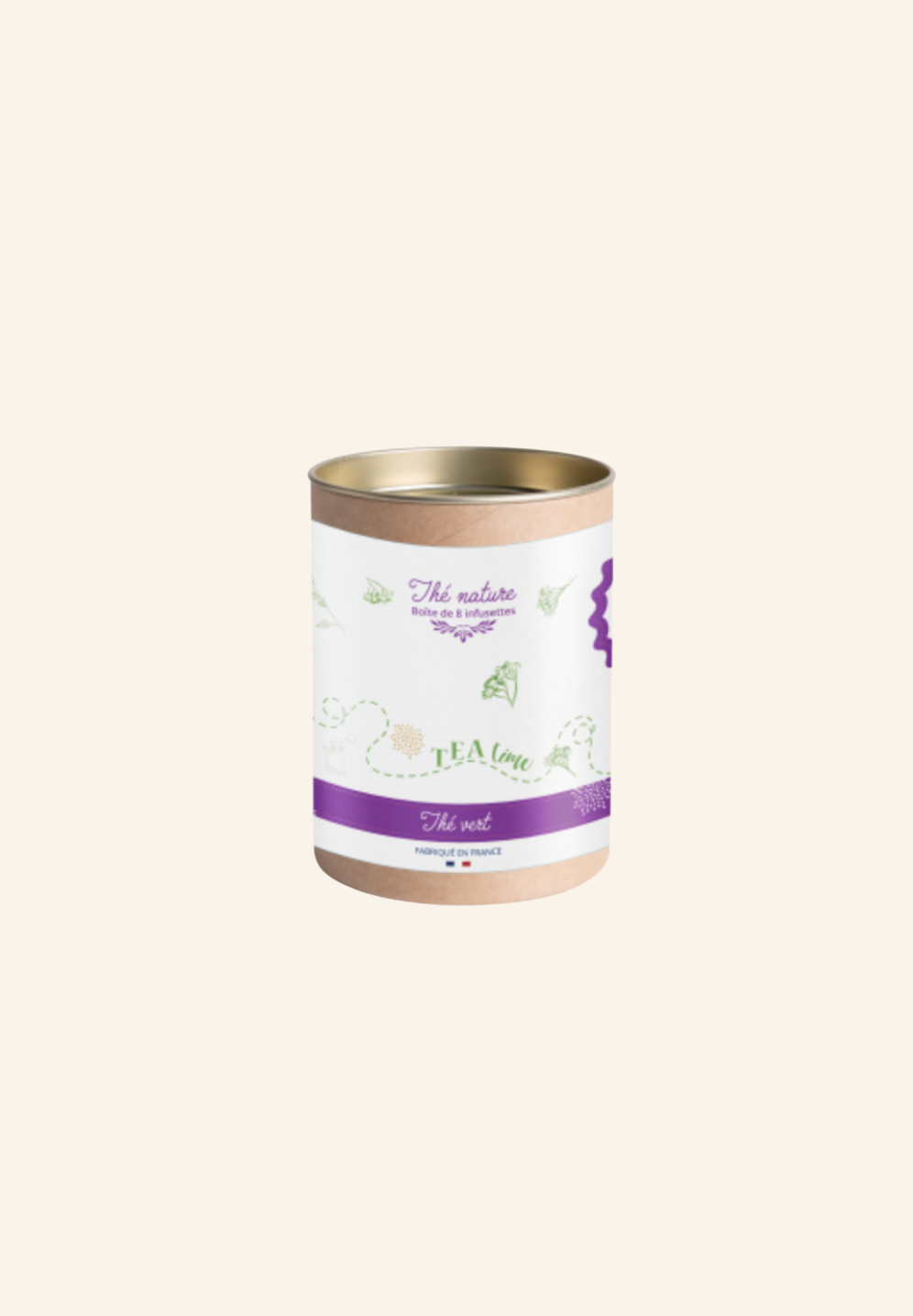Boîte de thé 8 infusettes Capucine