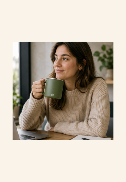 Mug 300 ml acier inoxydable recyclé Bastien