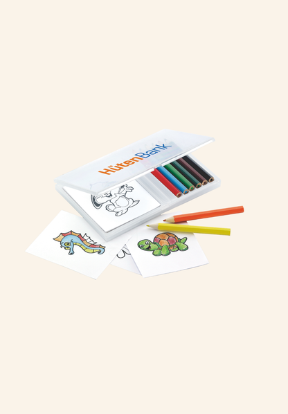Set de coloriage en papier recyclé Isolde