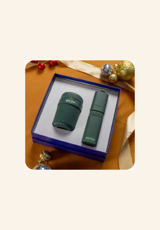 Coffret pause nomade bini avec mug et couverts Oréa