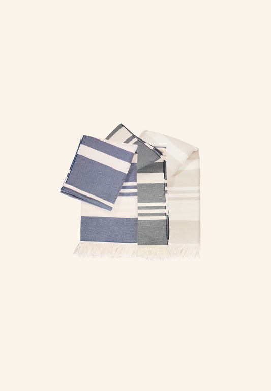 Fouta en coton biologique AXELINE